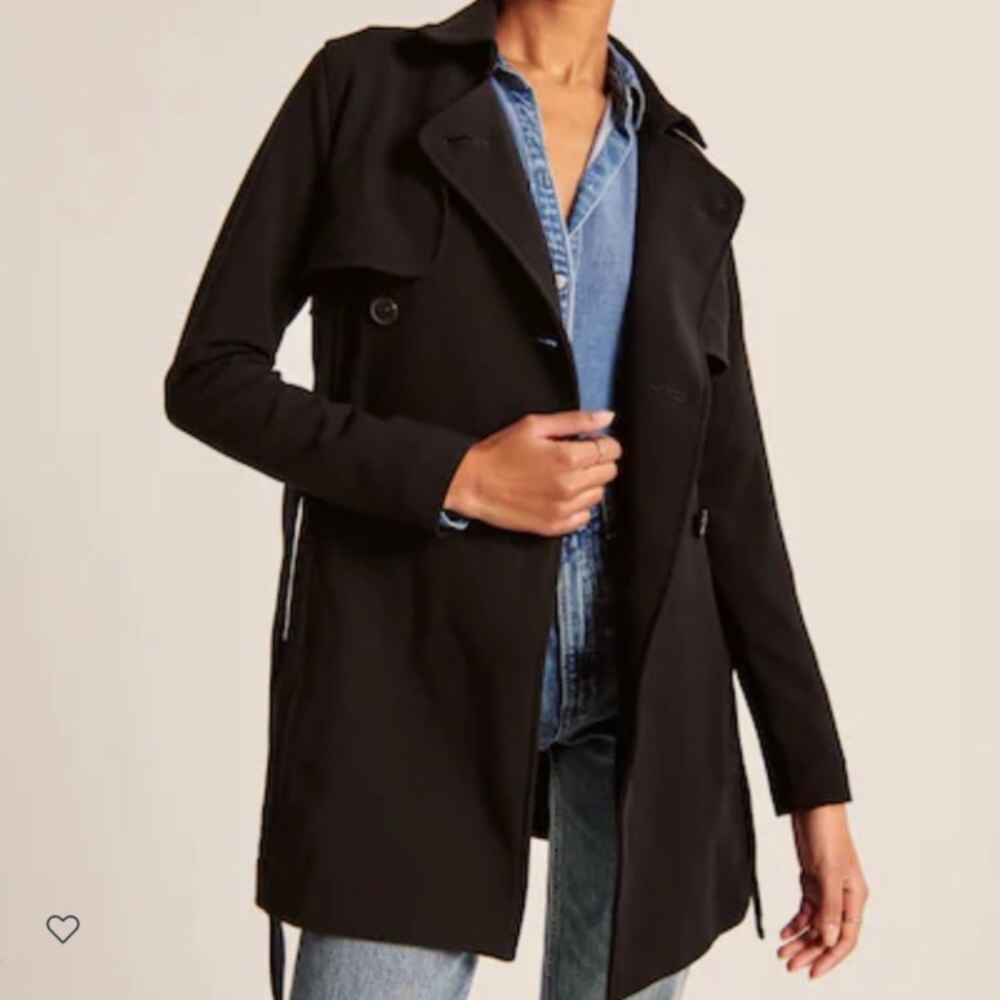 Abercrombie & Fitch Drapey Trench Coat